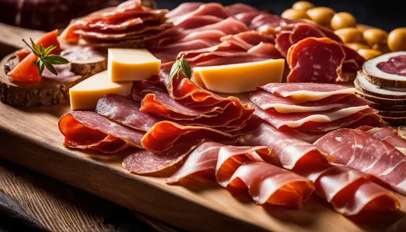 Artisanal Meat Selection for Pizza