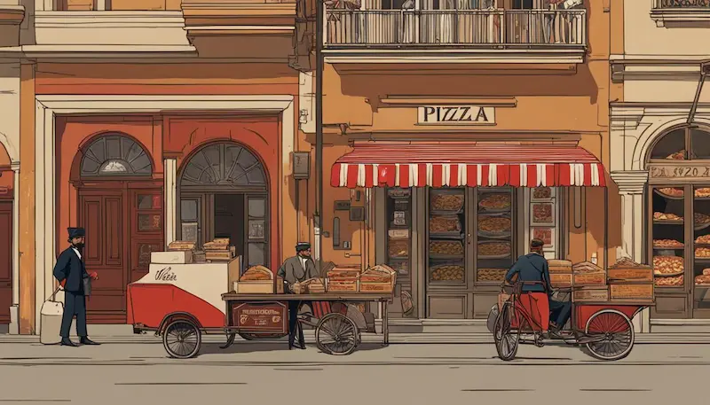 when did pizza delivery start